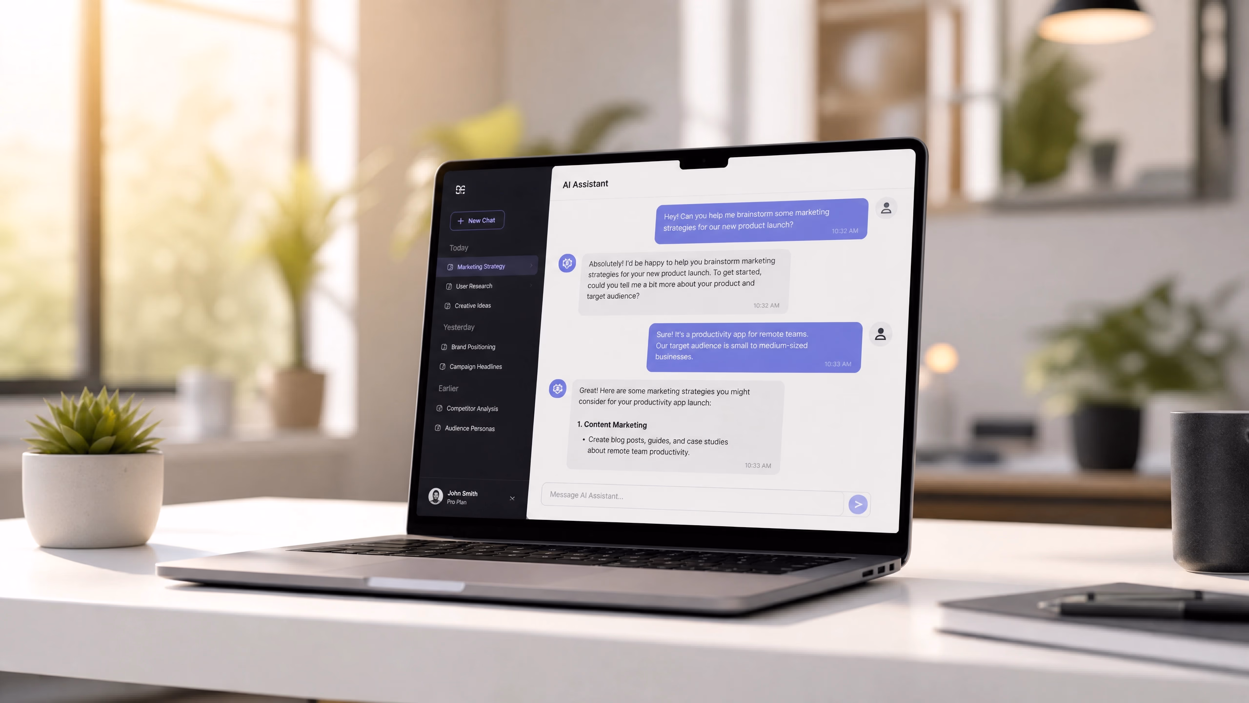 Como a IA decide quais empresas recomendar?